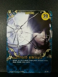 Resident Evil Deck Building Game Ersatzkarte Action Shattered Memories NM - Bild 1 von 2