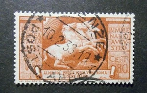 ITALIA ITALY REGNO 1937 Bimillenario Augusto 80c b.rosso Posta Aerea US ss.A108 - Foto 1 di 2
