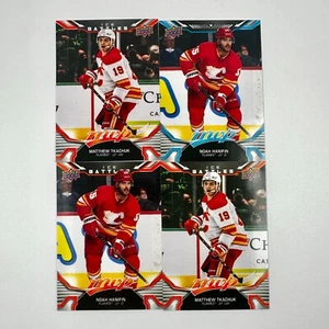 Noah Hanifin Matthew Tkachuk Calgary Flames LOT of 4 - Picture 1 of 1