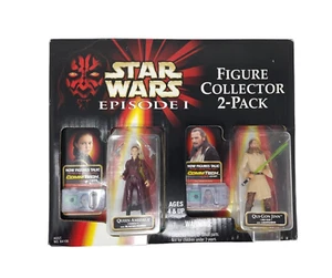 Queen Amidala & Qui-Gon Jinn Star Wars Action Figure 2-Pack Hasbro 1999 - Picture 1 of 5
