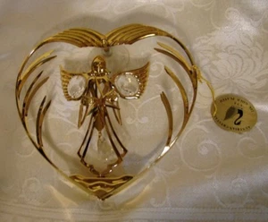 Austrian Crystal Mascot Intl. 24K Gold Plated ANGEL Star Sun Catcher 1996 #8 - Picture 1 of 5