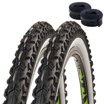 Roverstone 26" Fahrradreifen Fahrradmantel schwarz/weiß  57-559 (26x2,125) - Bild 1 von 3