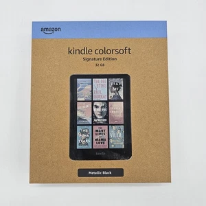 Amazon Kindle Colorsoft Signature Edition 32GB Kolorowy wyświetlacz Metaliczny czarny - Zdjęcie 1 z 2