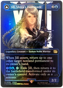 MTG Jill, Shiva's Dominant (Borderless Foil) Final Fantasy 378 NM - Picture 1 of 10