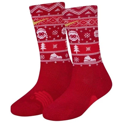 Nike Holiday Elite Crew Socks Unisex Gym Red Size Large NWT - Image 1 of 4