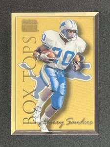1999 SKYBOX BOX TOPS Barry Sanders Insert Detroit Lions 9BT - Picture 1 of 3