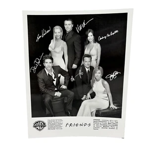 FRIENDS Cast signed handsigniert signed 8x10 Reprint Foto Pressemitteilung 2004 - Bild 1 von 3