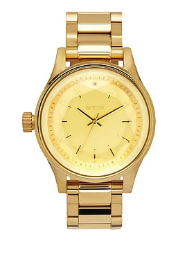 Nuevo Reloj Mujer Nixon Facet 38 Tono Dorado Acero Inoxidable Cuarzo A409502 Foto 1 de 2