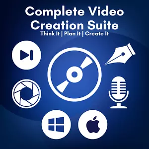 Full Online Video Creation Suite. Audio, Video, After Effects, Photo Editing DVD - Picture 1 of 5