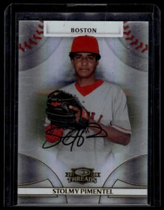 2008 Donruss Threads Stolmy Pimentel Signatures Gold 916/975 - Picture 1 of 2