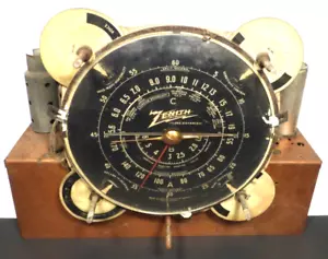Vintage Zenith 6S152 / ch 5634: ungeprüftes GEHÄUSE mit ALLEN 6 RÖHREN & GRAFIK - Bild 1 von 6