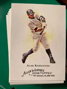 Pick From List 2008 Allen & Ginter Baseball Cards w/ Mini, Inserts - Picture 1 of 9