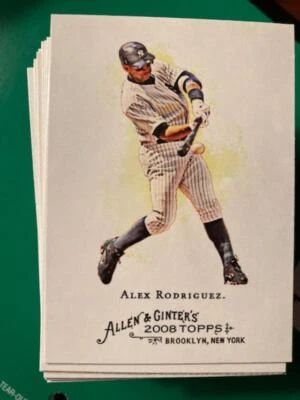 Pick From List 2008 Allen & Ginter Baseball Cards w/ Mini, Inserts - Image 1 of 4