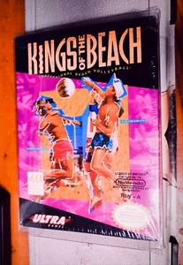 New Factory Sealed H-Seam KINGS OF THE BEACH Nintendo NES Hang Tab VGA WATA - Picture 1 of 5