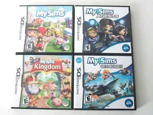 Nintendo DS My Sims Games Lot Kingdom Agents Sky Heroes Agent MySims Kids Game - Picture 1 of 19