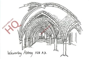 Picture Postcard::Waverley Abbey - Picture 1 of 2