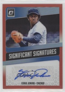 2018 Donruss Optic Significant Signatures Red Prizm /15 Fergie Jenkins Auto HOF