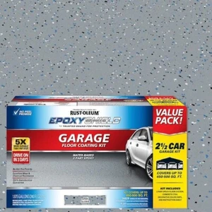 High-Gloss Car Garage Floor Kit 240 Oz GRAY Waterproofing Sealer Epoxy Paste NEW - Picture 1 of 6