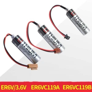 2~ 10Pcs TOSHIBA ER6V 3.6V ER6VC119B ER6VC119A 3.6V PLC Battery with Plug - Picture 1 of 15