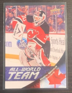 Martin Brodeur All World Team 2011-12 cubierta superior #OW19 - Imagen 1 de 2