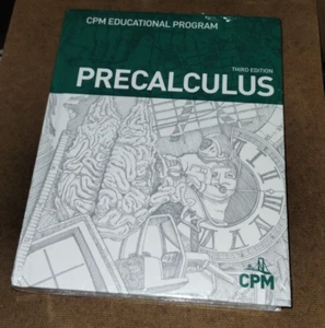 PRECALCULUS THIRD EDITION, CPM EDUCATIONAL PROGRAM - Hardcover - Picture 1 of 2