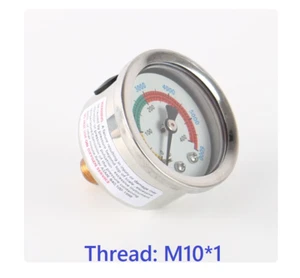 6000PSI PCP Pump High Pressure Air Compressor Gauge Manometer M10*1 Spare Parts - Picture 1 of 14