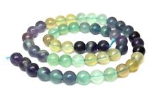 Rainbow Fluorite Colour Assorted Balls Beads for Mala, Chain +