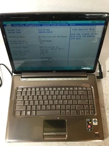 HP PAVILION NOTEBOOK DV5 - BOOTS TO BIOS - AMD TURION X2 - NO RAM - READ DESC-BB - Picture 1 of 7