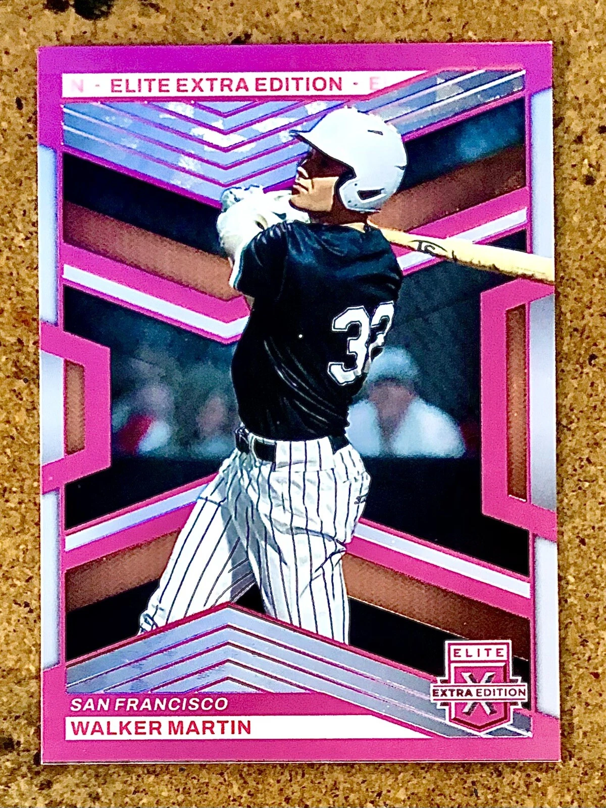 2023 Panini Elite Extra Edition Baseball Pink Walker Martin #11 San Francisco
