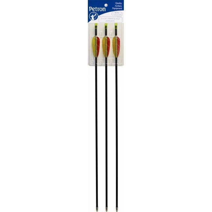 6.99   NEW   set of 3 archery arrows 28  inch FIBREGLASS    SALE  SALE - Image 1 of 1