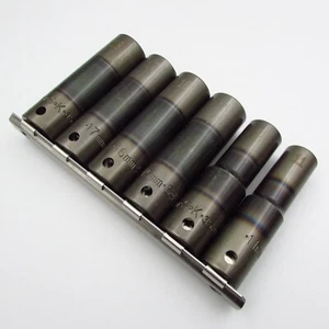 SK Hand Tools 6 PC 1/2" Drive FlexZone Deep Impact Socket Metric 11, 13, 15-18 - Picture 1 of 5