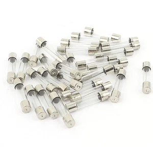 40 Pcs New Fast Blow Type Glass Tube Fuses 6x30mm 250V 12A with tracked NO. - Picture 1 of 1