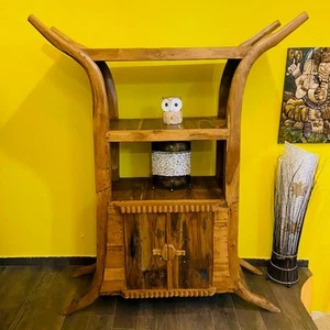 Mobile Etnico Credenza in Teak libreria wabi sabi - Foto 1 di 1