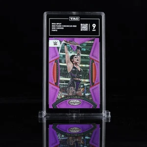 WWE Panini Chronicles 2023 Certified Rhea Ripley #202 Purple 34/49 - Picture 1 of 2