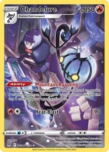 LP Pokemon Chandelure - TG04/TG30 - Lost Origin Trainer Gallery Lightly Played L - Picture 1 of 1