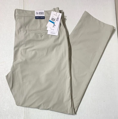 AN Original Penguin Men's Slim Fit/Stretch Moisture Wicking Agate Gray All Size - Image 1 of 4