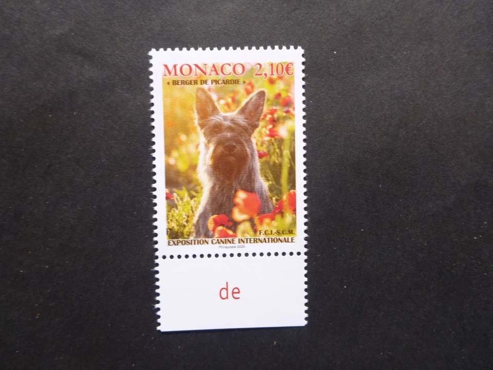 Estampilla MÓNACO 2025 International Dog Show como nueva Foto 1 de 1