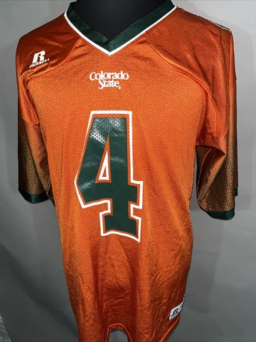 Russell Colorado State Aggies #4 Mens Orange Jersey Sz XL Cover