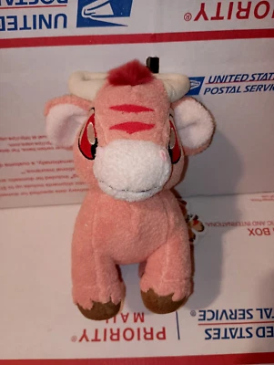 Neopets оранжевый красный розовый Kau корова 6» плюшевый новый с Ярлыками. - Изображение 1 из 2