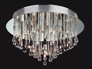Firstlight 3321CHBK Perla 20 luci raccordo a filo cromato con nero e trasparente... - Foto 1 di 1