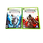 Video Games 2 Xbox 360 Assassin's Creed 1 And 2 Rated M For Mature 17 +