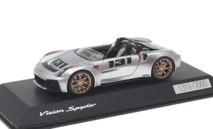 1:43 SPARK PORSCHE Vision Spyder Porsche Unseen #131 silver L.E. 2,000 pcs. - Picture 1 of 2
