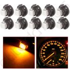 10X Yellow 5050 Smd T5 T4.7 Neo Led Instrument Dash Gauge Cluster Light Bulbs