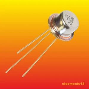 P307V LOT OF 2 SOVIET SILICON GOLD-PLATED NPN TRANSISTOR 0.25W 30mA ~2N560 2N754 - Picture 1 of 2