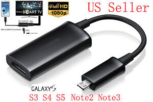 ADAPTADOR CABLE HDMI MHL PARA FOR SAMSUNG GALAXY TAB 3 10.1 P5200 P5210 HDTV