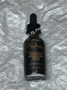 Sheamoisture Overnight Resurfacing Serum for Blemish Prone Skin African Black - Picture 1 of 3