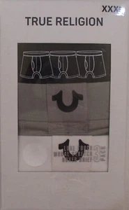 3 CALZONCILLOS BOXER MODALES TÁCTILES TALLA VERDADERA RELIGIÓN 2XL 3XL NEGRO GRIS BLANCO DE LUJO - Imagen 1 de 20