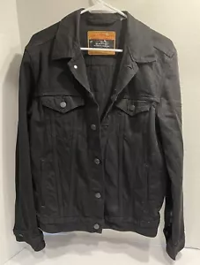 Men's Levi's Maniacs Halloween Jean Denim Jacket Black Size Medium RARE - Picture 1 of 9