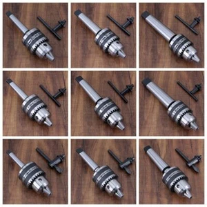 Drill Chuck 1-13mm 3-16mm 5-20mm with Arbor Morse Taper Shank MT5 MT4 MT3 MT2 - Picture 1 of 20