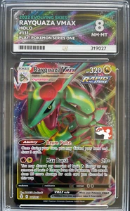 Rayquaza VMAX 111/203 Prize Pack Series 1 Stamped ACE Graded - Picture 1 of 2